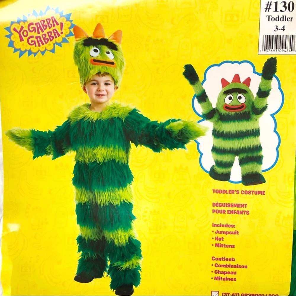 Yo Gabba Gabba! Brobee Costume